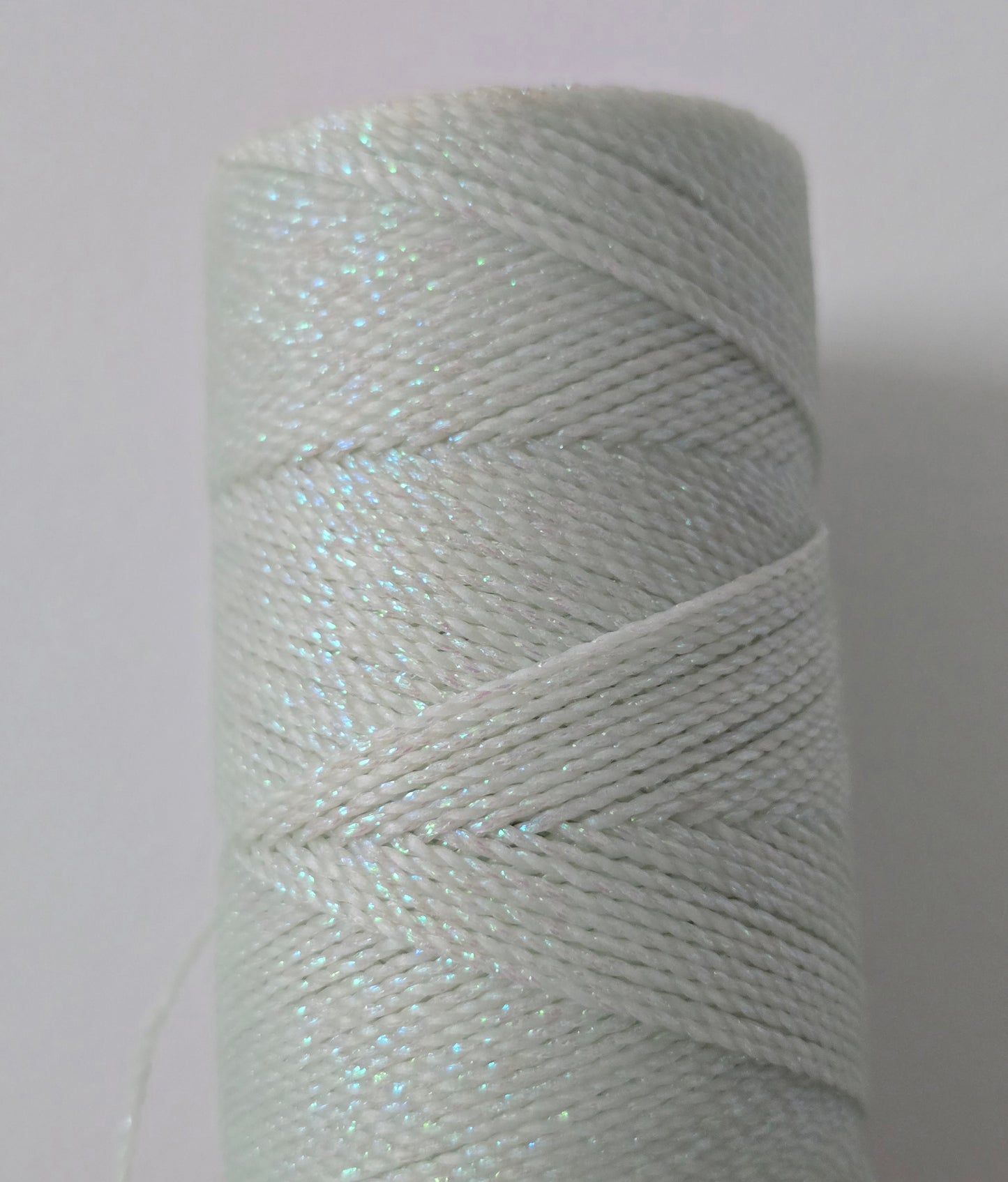 Linhasita Brazilian Wax Cord - Fresh Mint Metallic