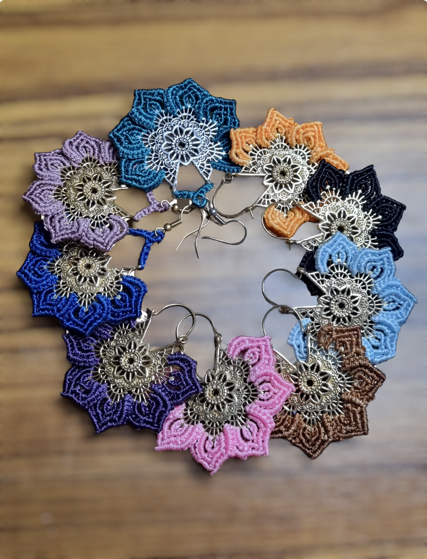 Lotus Earrings - White