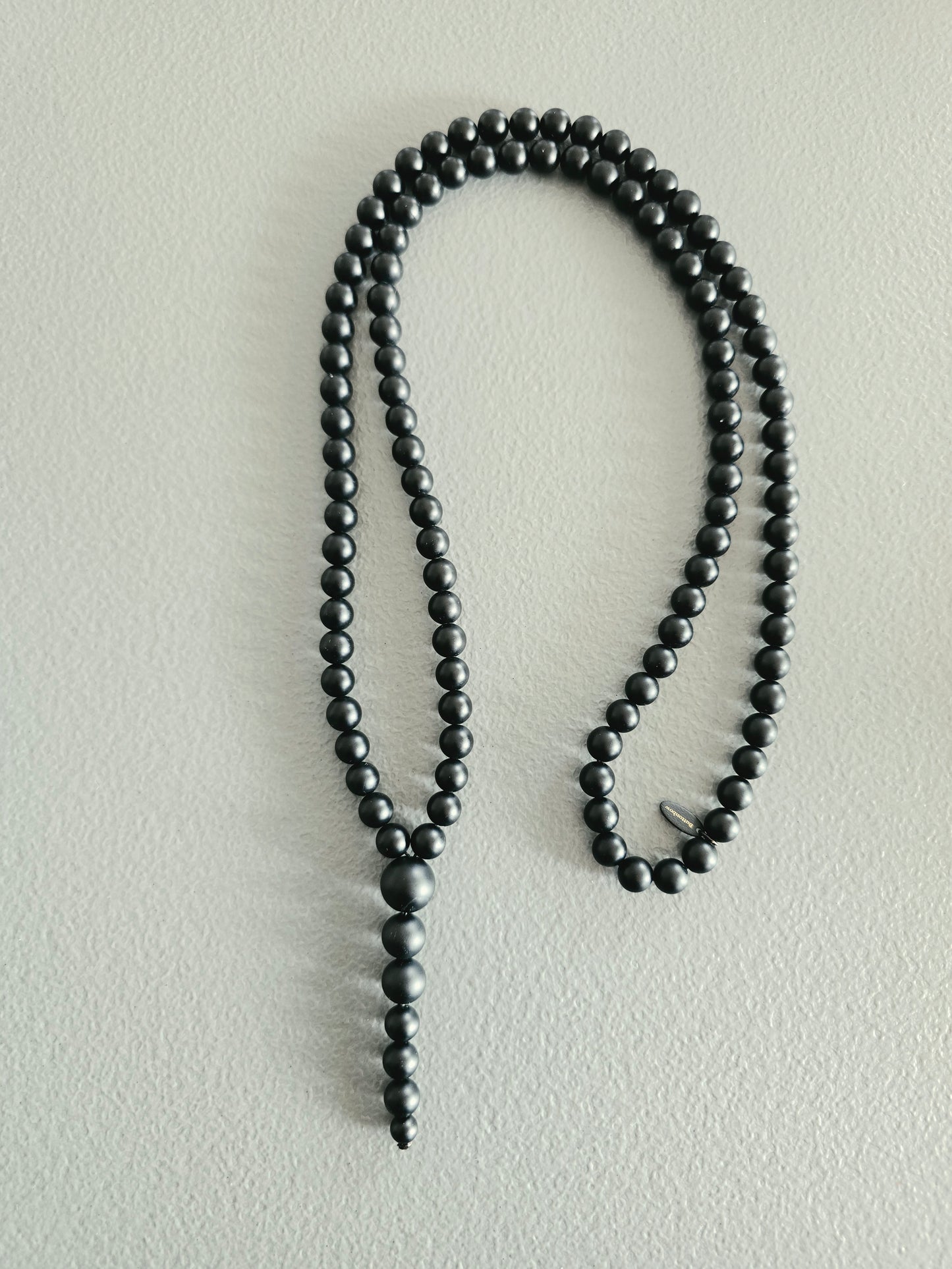 Black Onyx Beaded Necklace