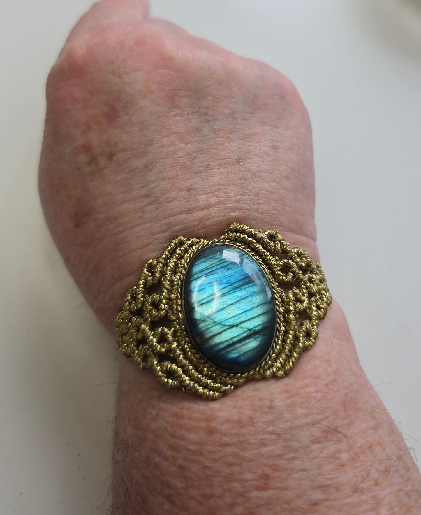 Labradorite Light Blue Flash