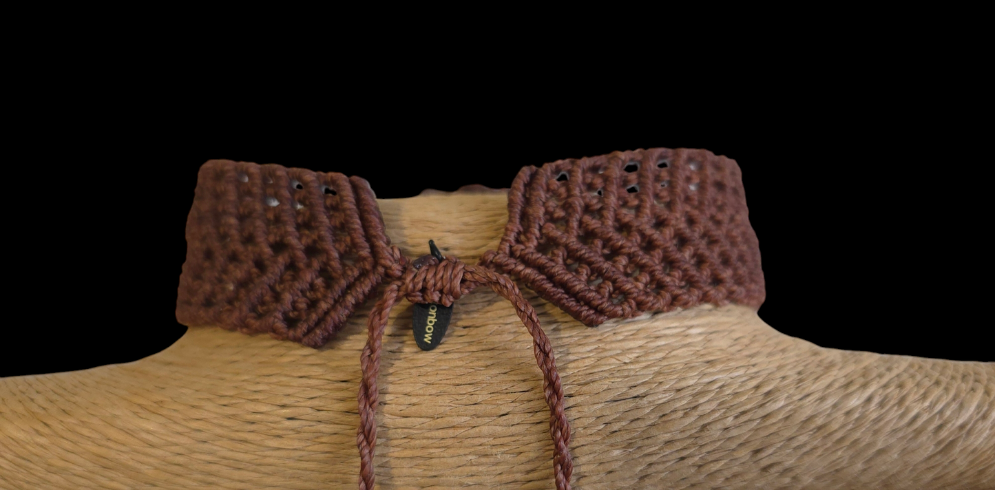 Brown man Choker - Fossilsed Palm Root