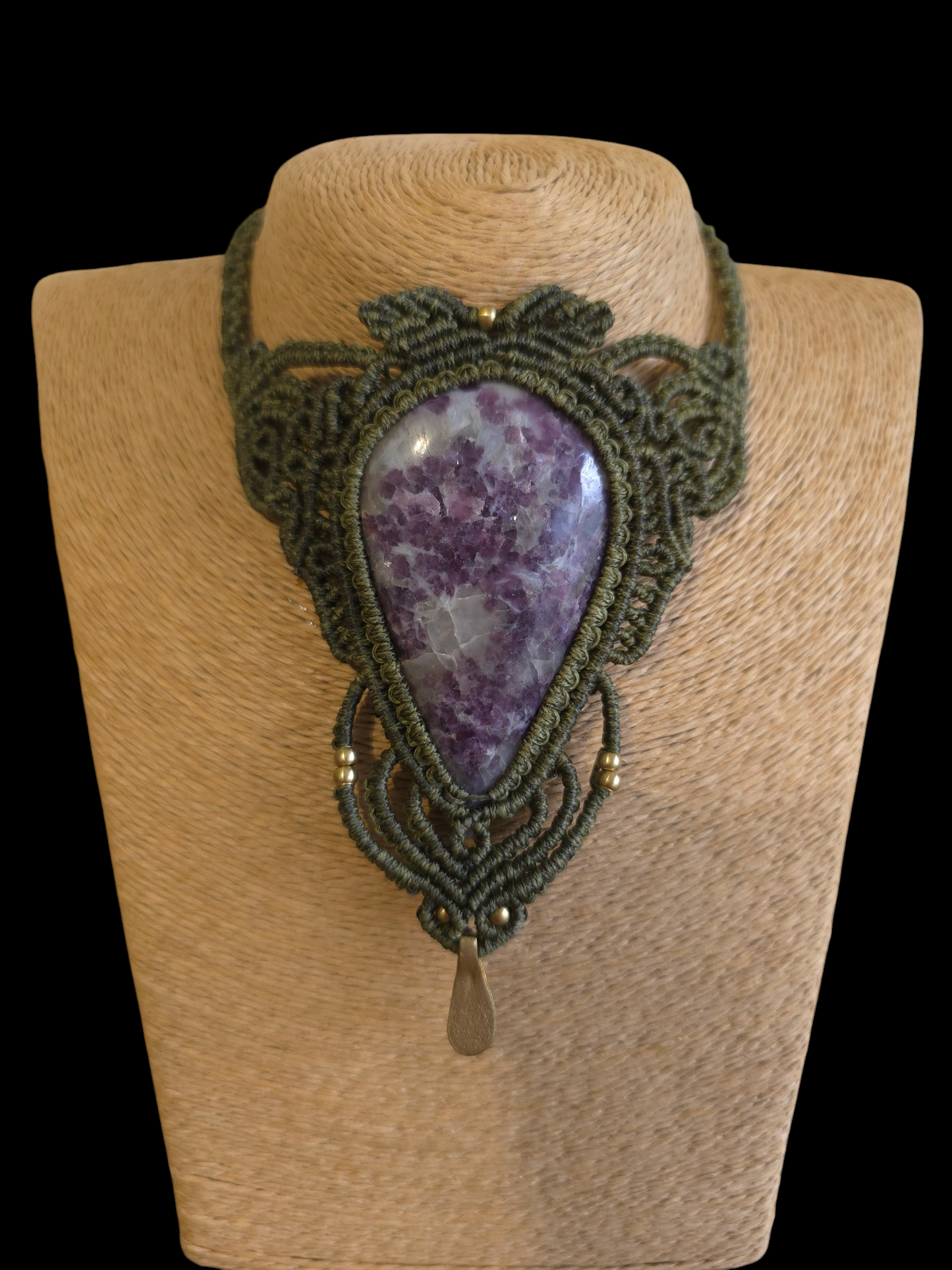 Lepidolite Pendant