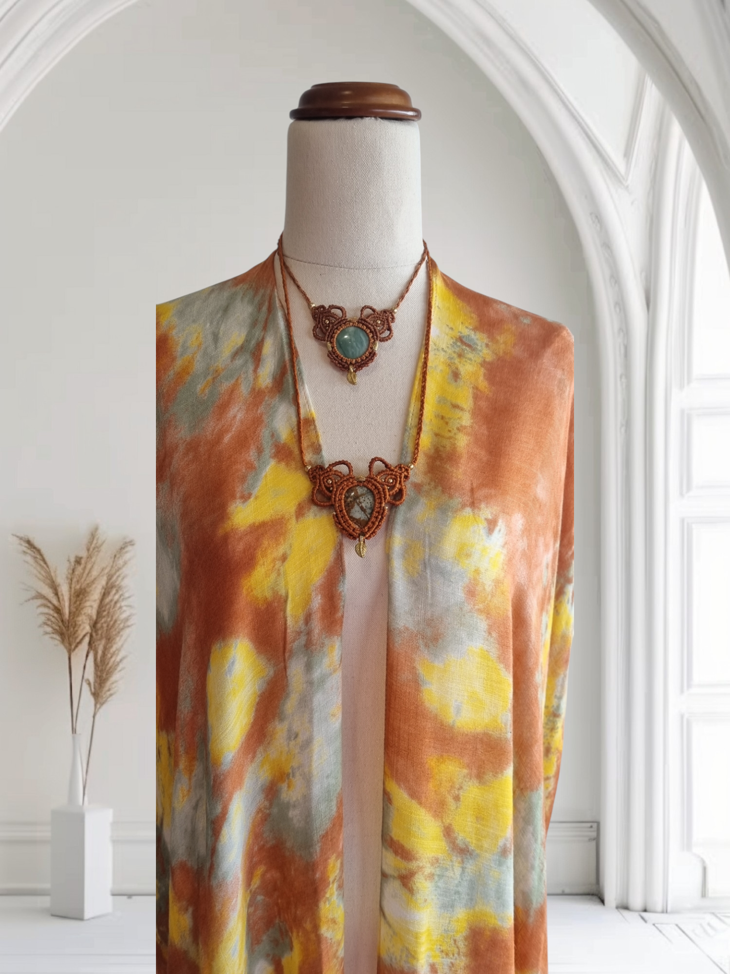 Shrug - Splash of Colour - Yellow, Orange, Green