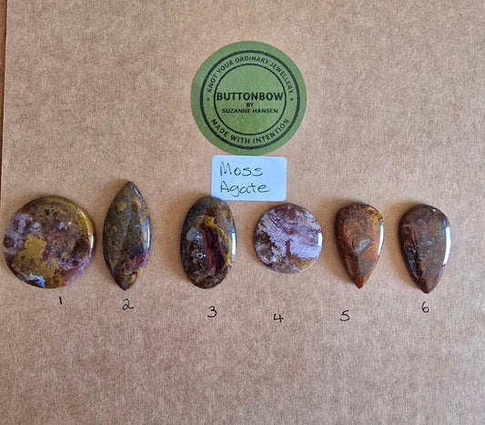 Moss Agate - Various Shapes and Sizes