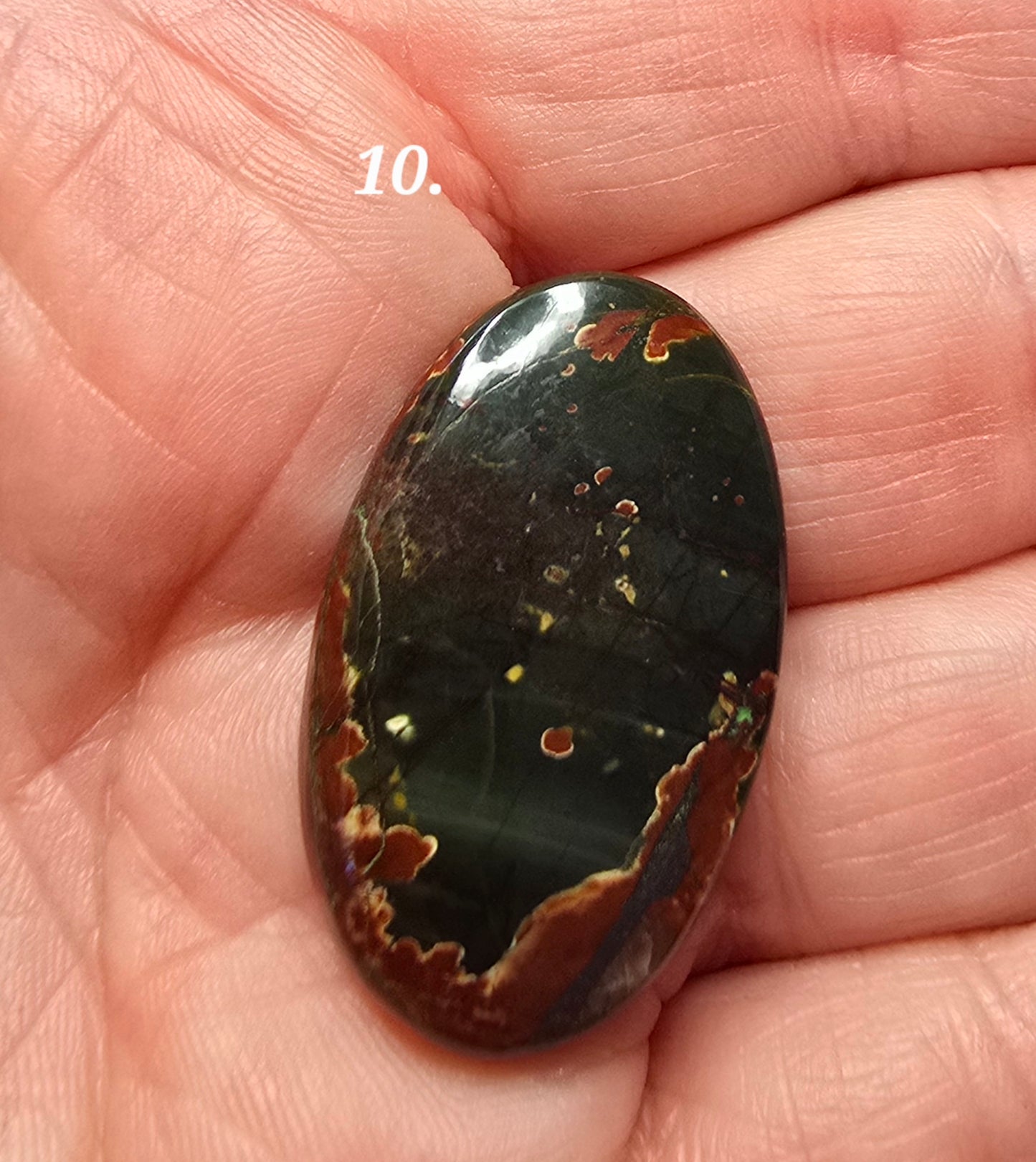 Black Blood Stone- Various Shapes and Sizes