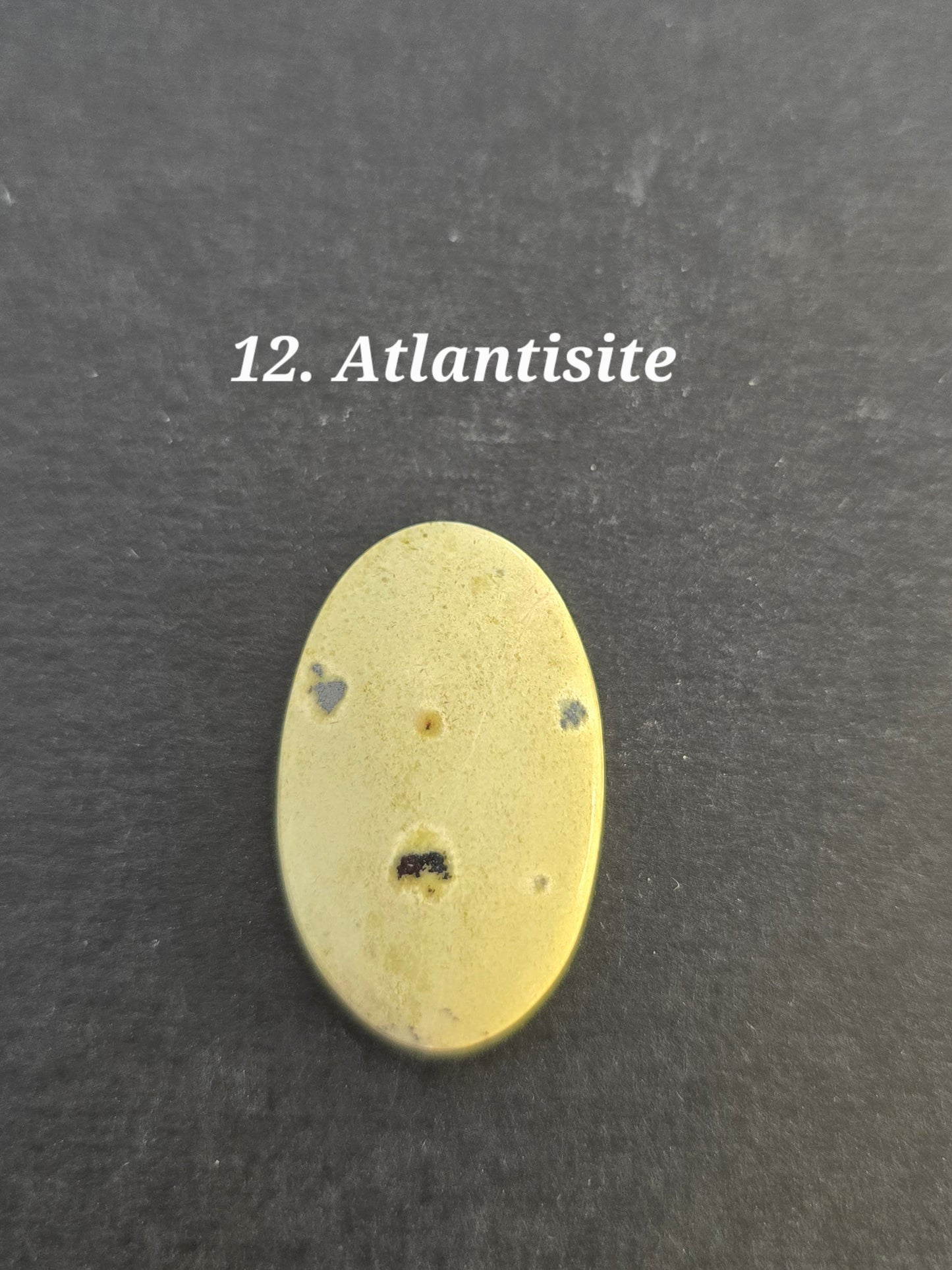 Atlantisite - Oval and Round Cabochon's