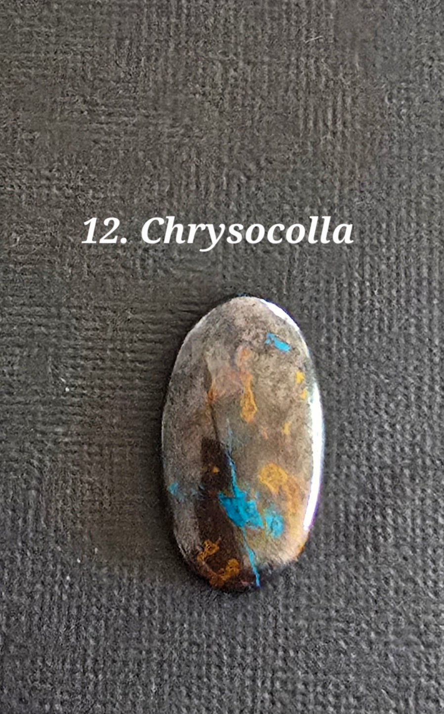 Chrysocolla - Various shapes and sizes