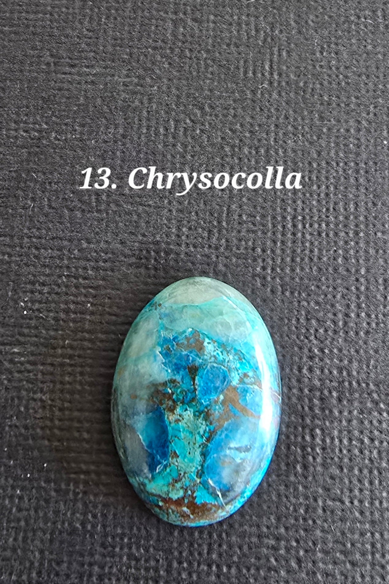 Chrysocolla - Various shapes and sizes