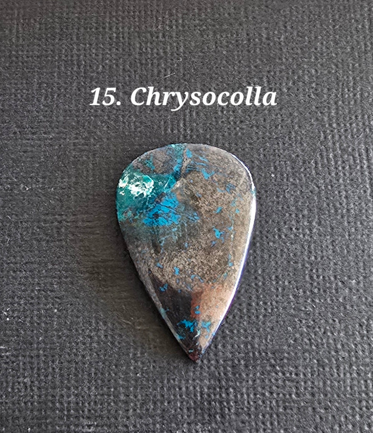 Chrysocolla - Various shapes and sizes