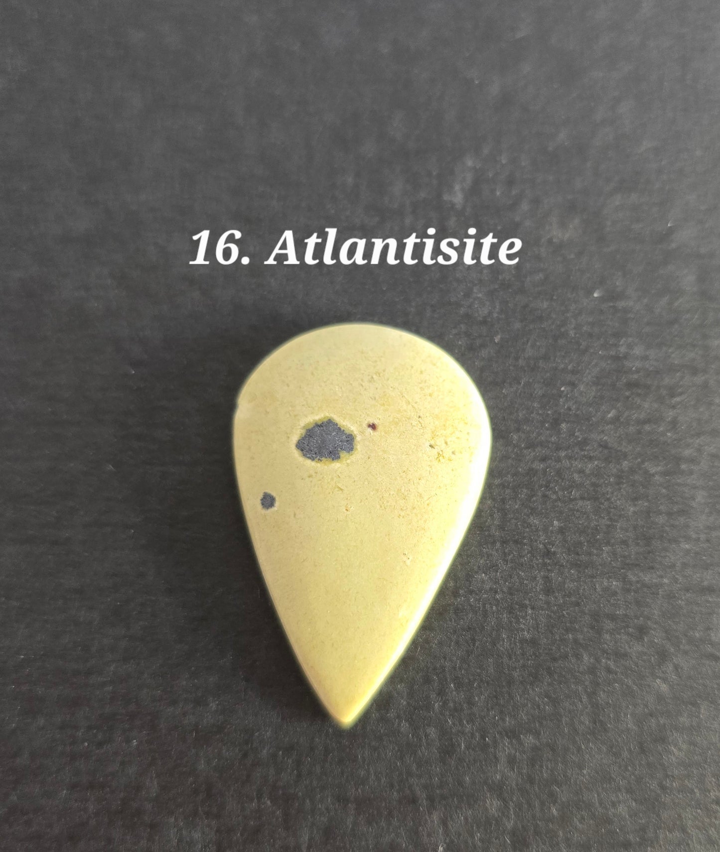 Atlantisite - Oval and Round Cabochon's