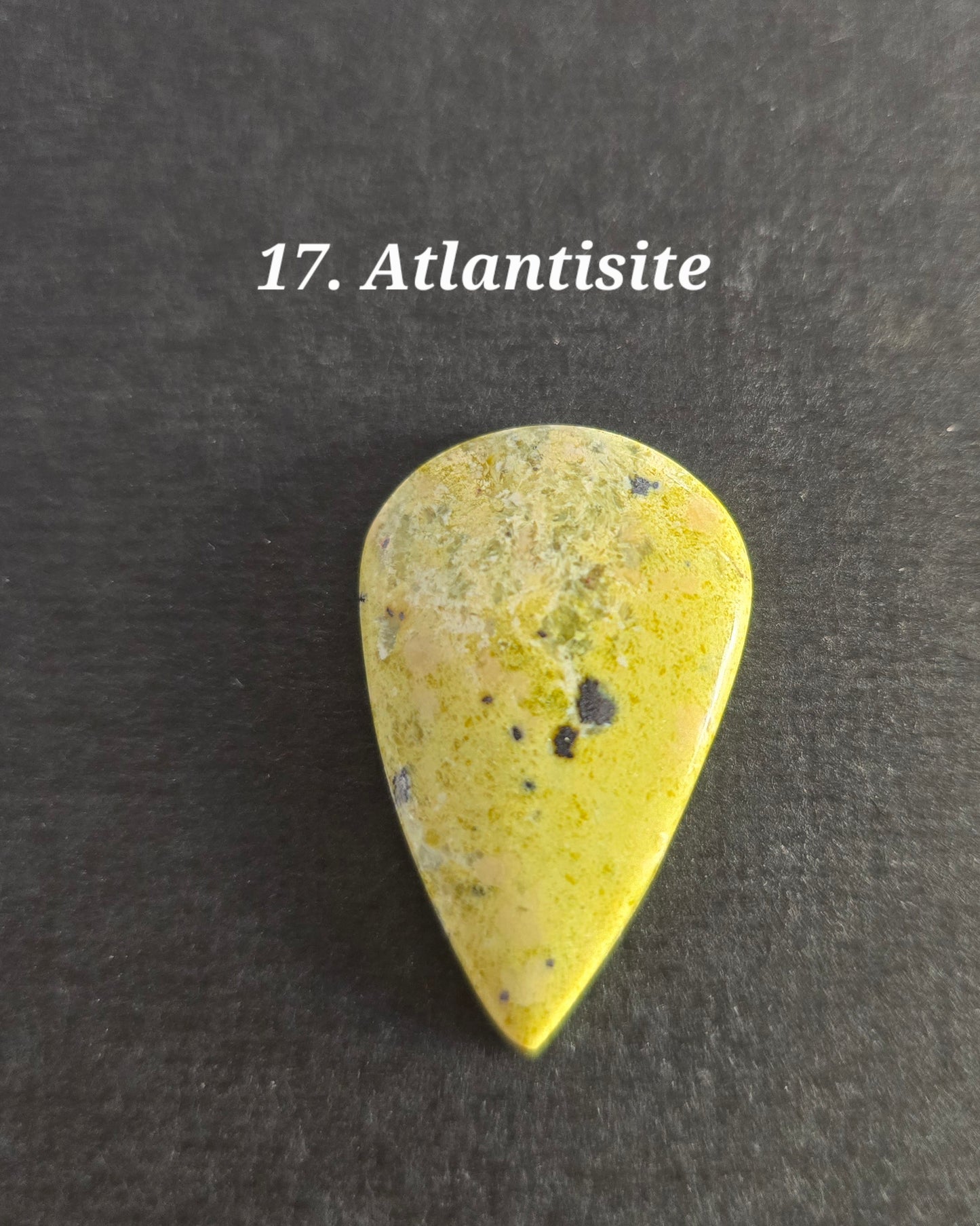 Atlantisite - Oval and Round Cabochon's