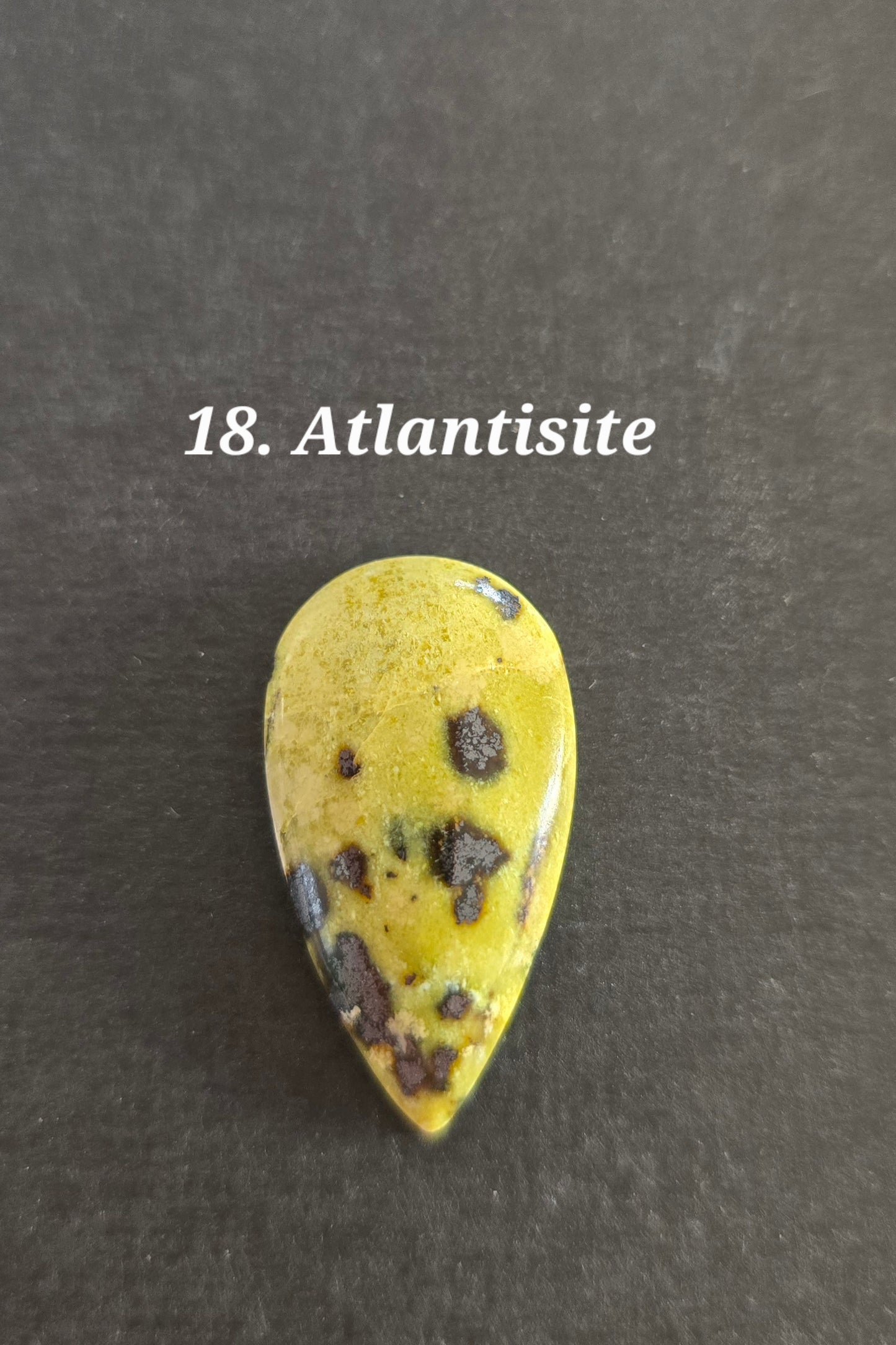 Atlantisite - Oval and Round Cabochon's