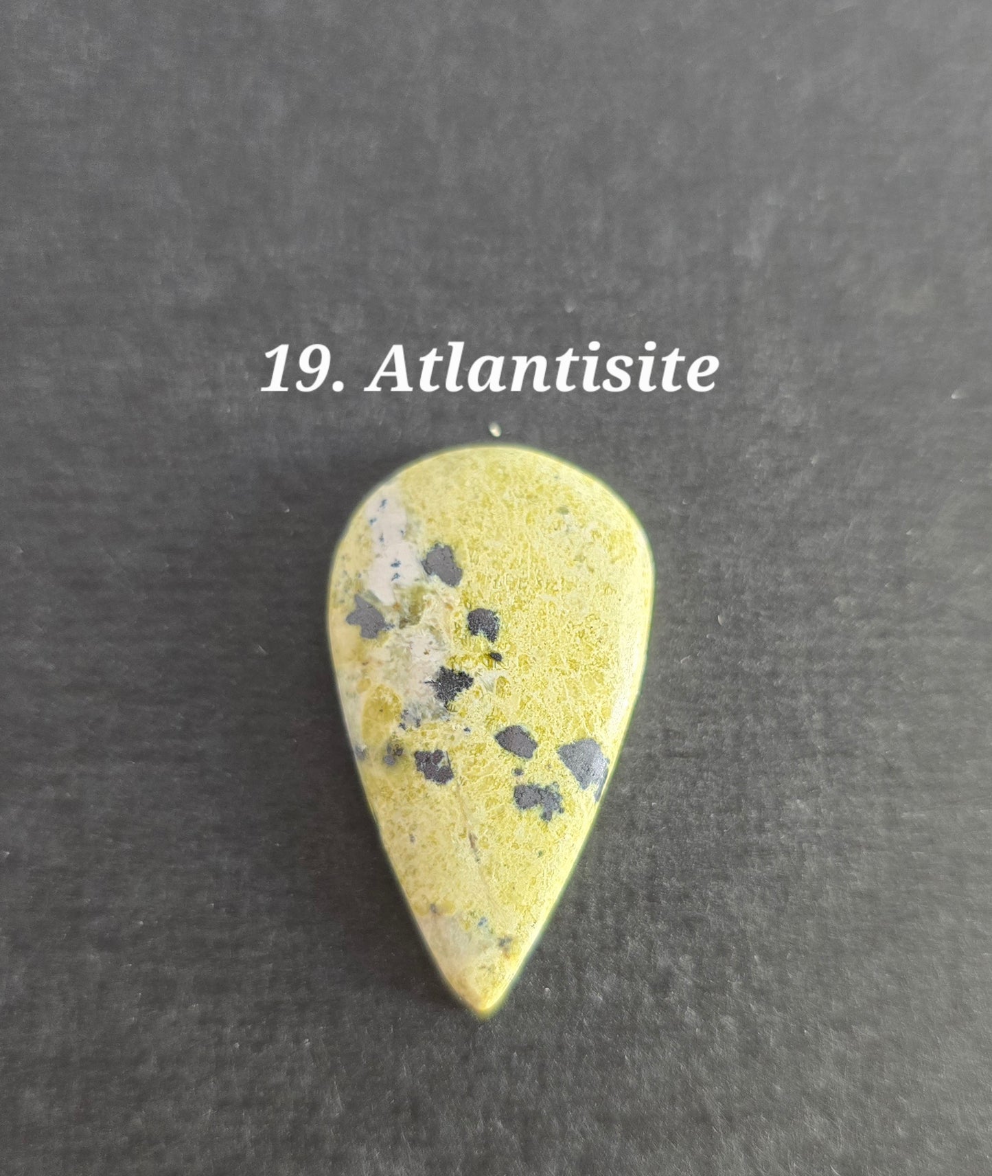 Atlantisite - Oval and Round Cabochon's