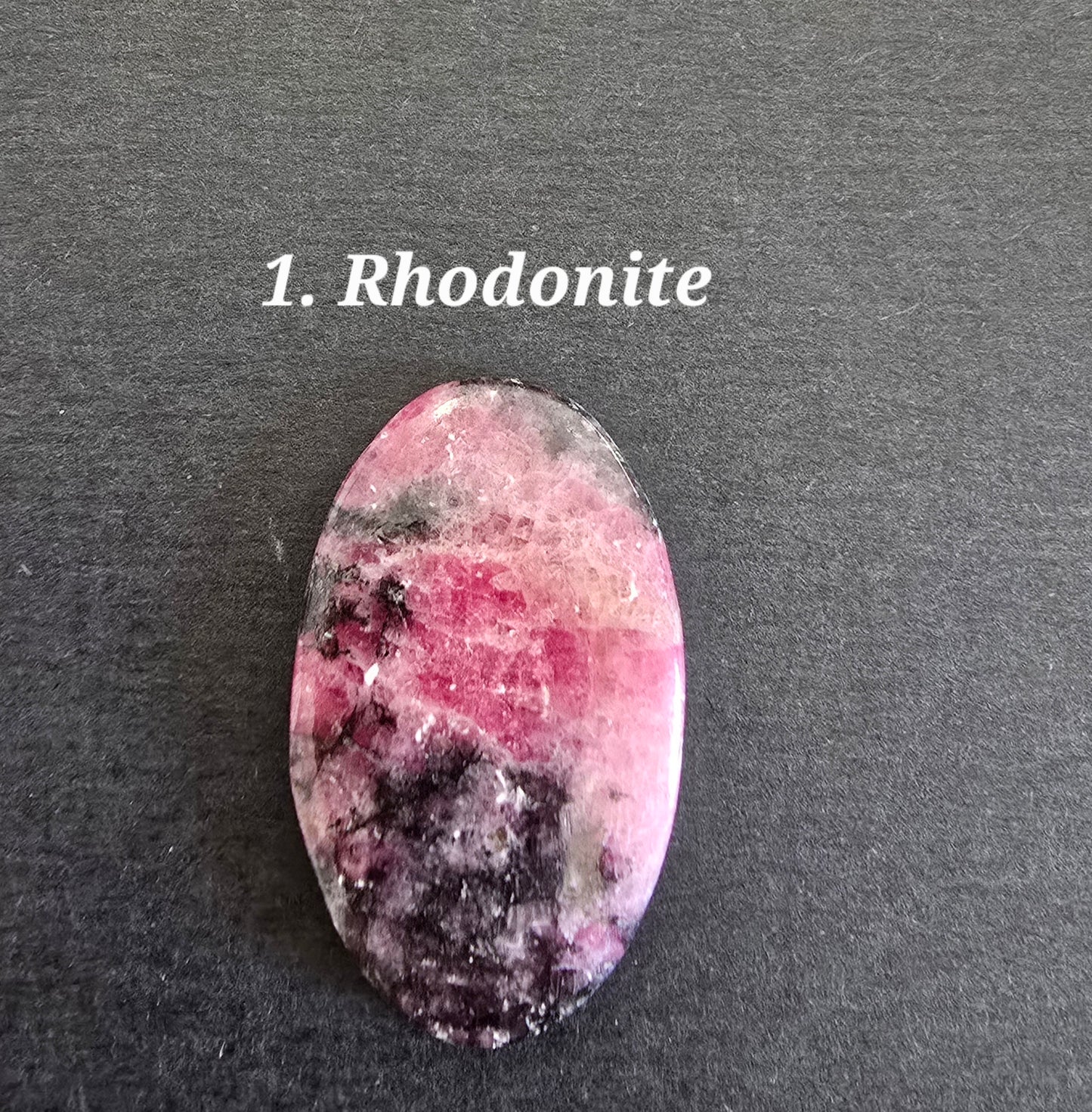 Rhodonite - Various shapes and sizes
