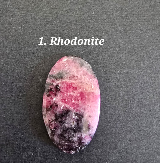 Rhodonite - Various shapes and sizes