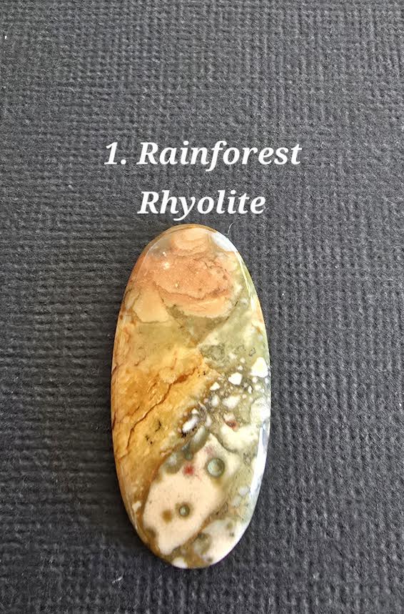 Rainforest Rhyolite - Various shapes and sizes