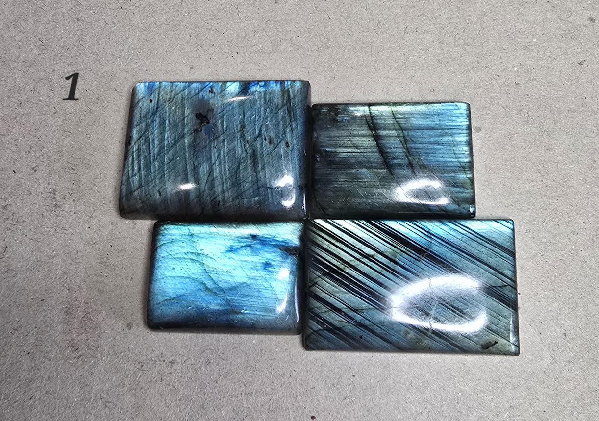 Labradorites - Square Sets various sizes in packs