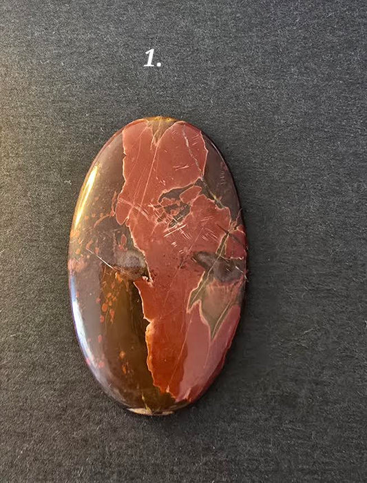 Black Blood Stone- Various Shapes and Sizes
