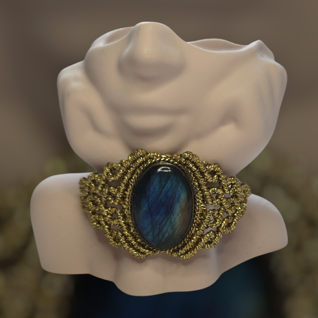 Labradorite Bracelet Multi flash