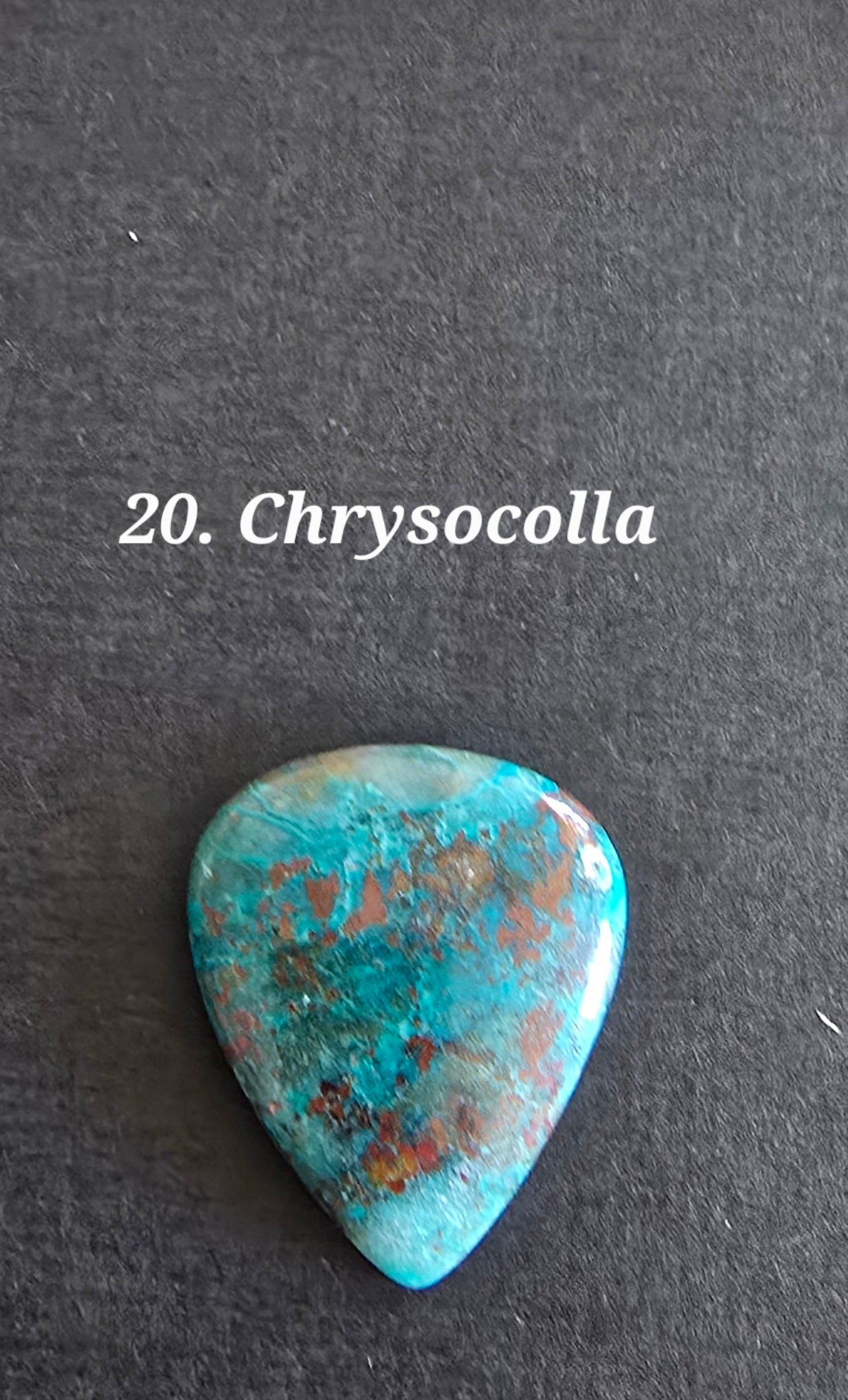 Chrysocolla - Various shapes and sizes