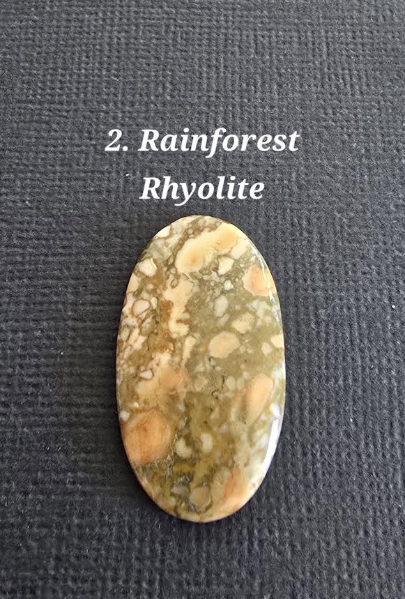 Rainforest Rhyolite - Various shapes and sizes