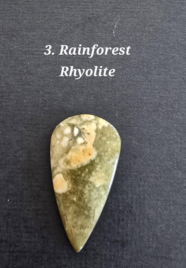 Rainforest Rhyolite - Various shapes and sizes