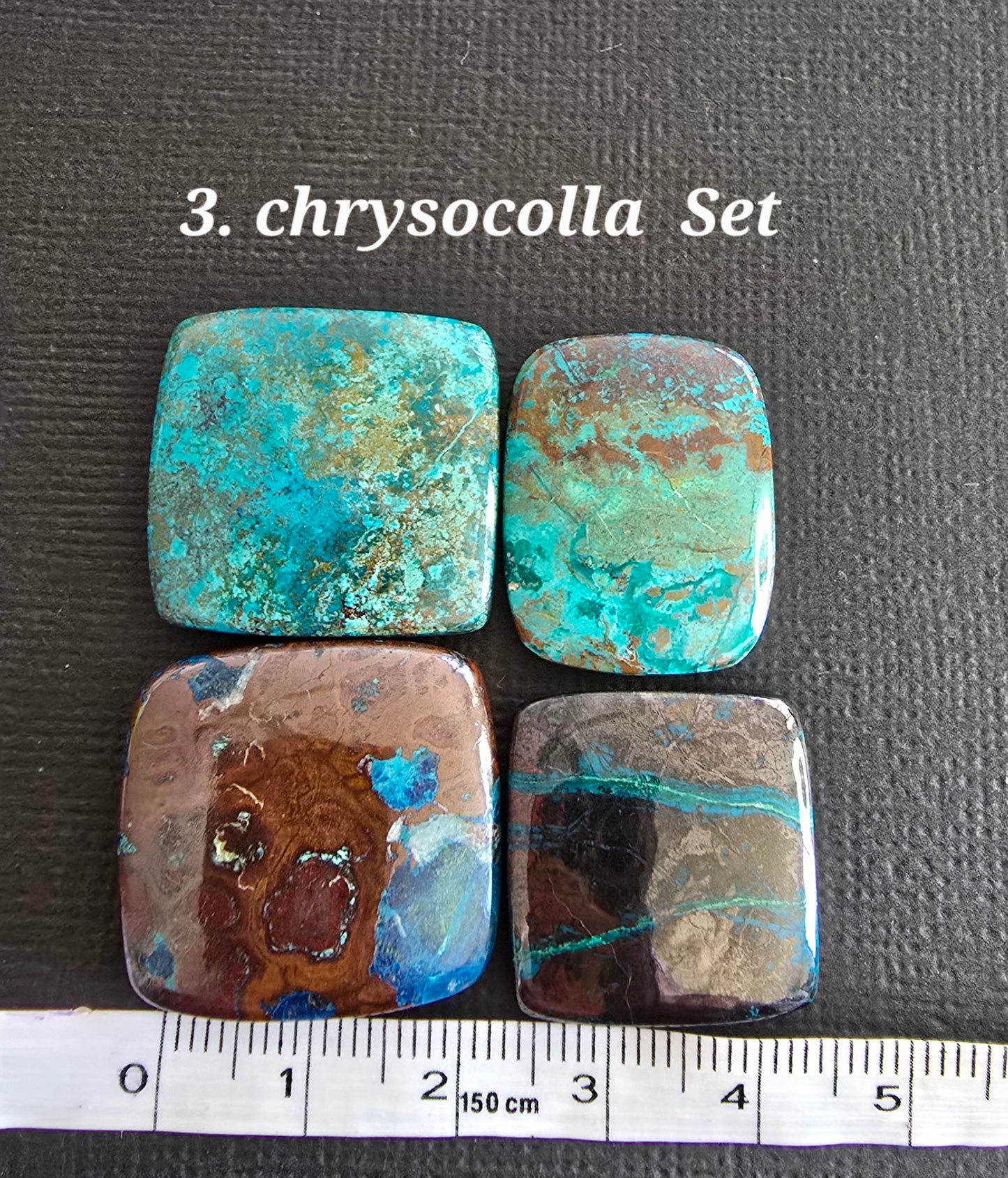 Chrysocolla - Various shapes and sizes