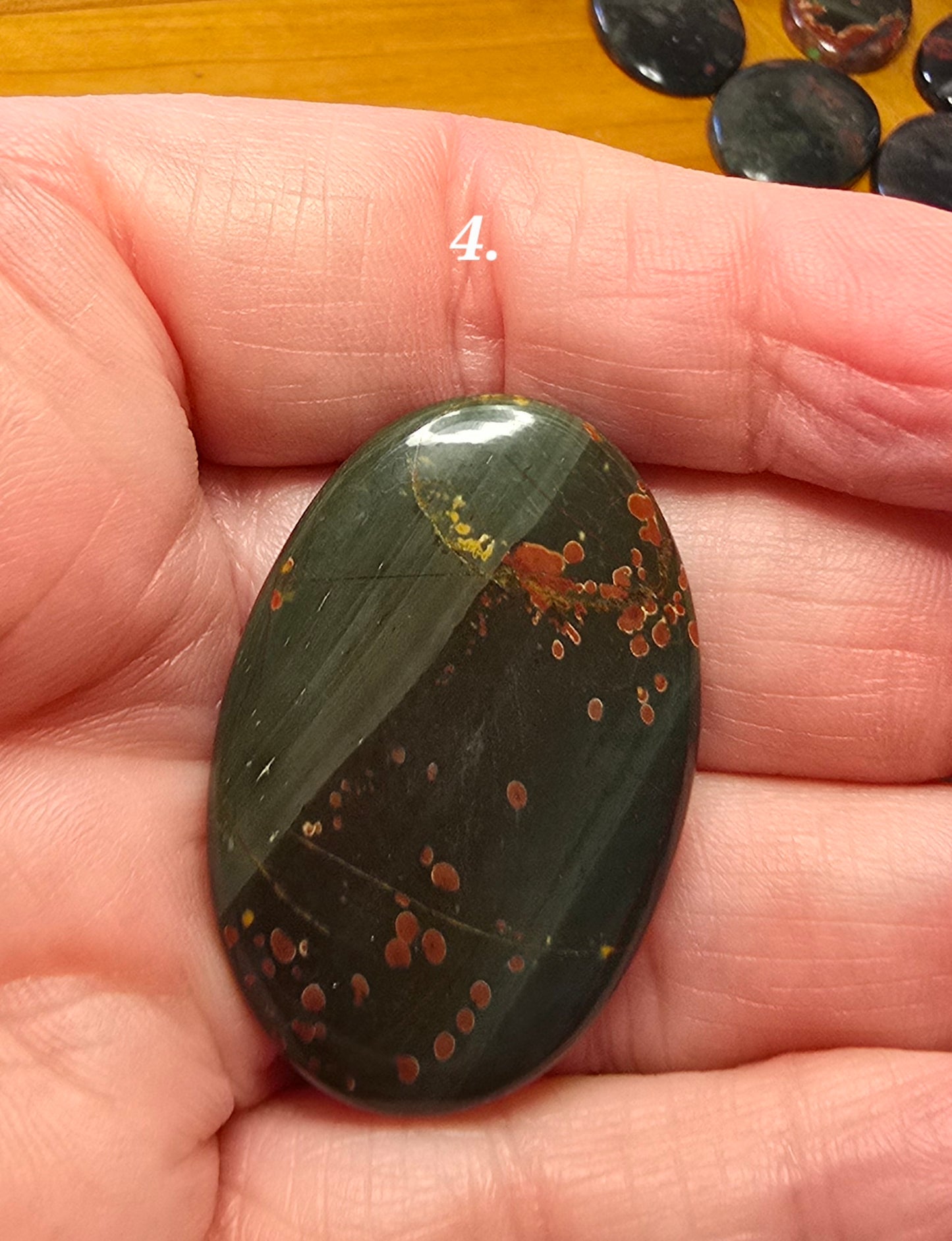 Black Blood Stone- Various Shapes and Sizes
