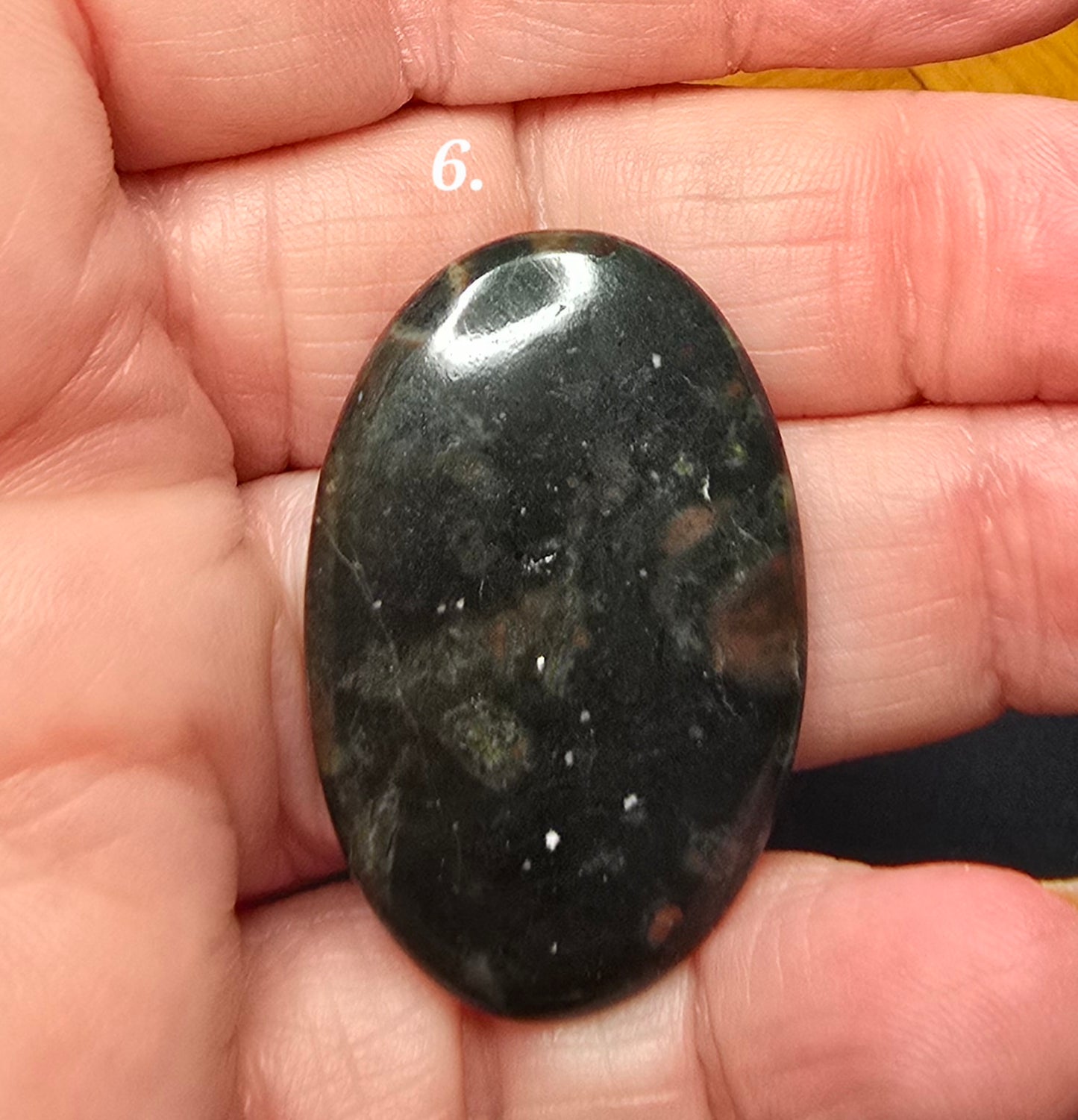 Black Blood Stone- Various Shapes and Sizes