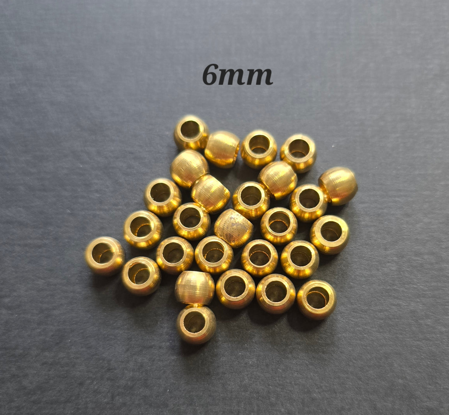 Brass Beads - Suitable for Mini Macramé Jewellery Making