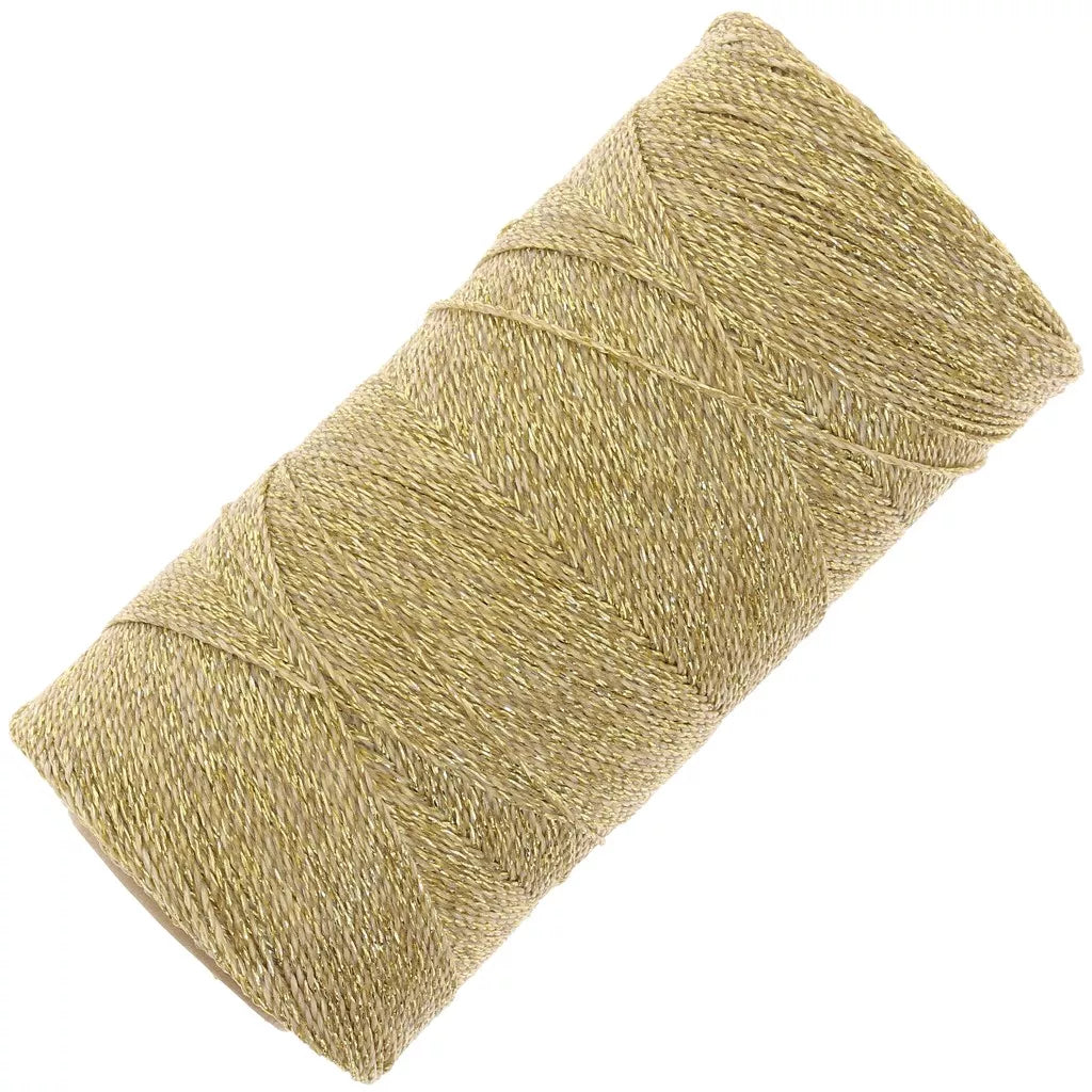 Linhasita Brazilian Waxed Cord Gold