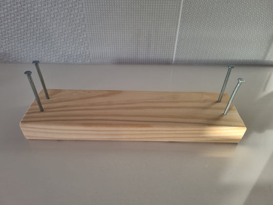 Mini Macramé Frame for Wrapping