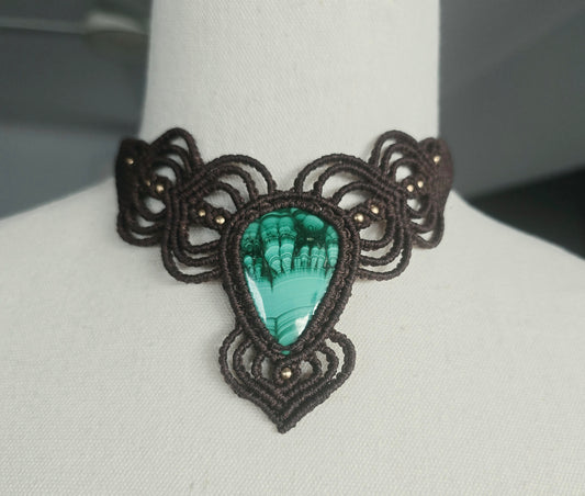 Malachite Aaliyah Collar