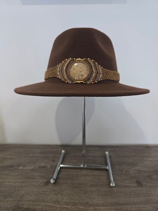Fossilised Coral Choker / Hat Band