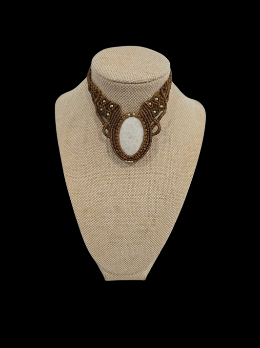 Fossilised Coral Choker