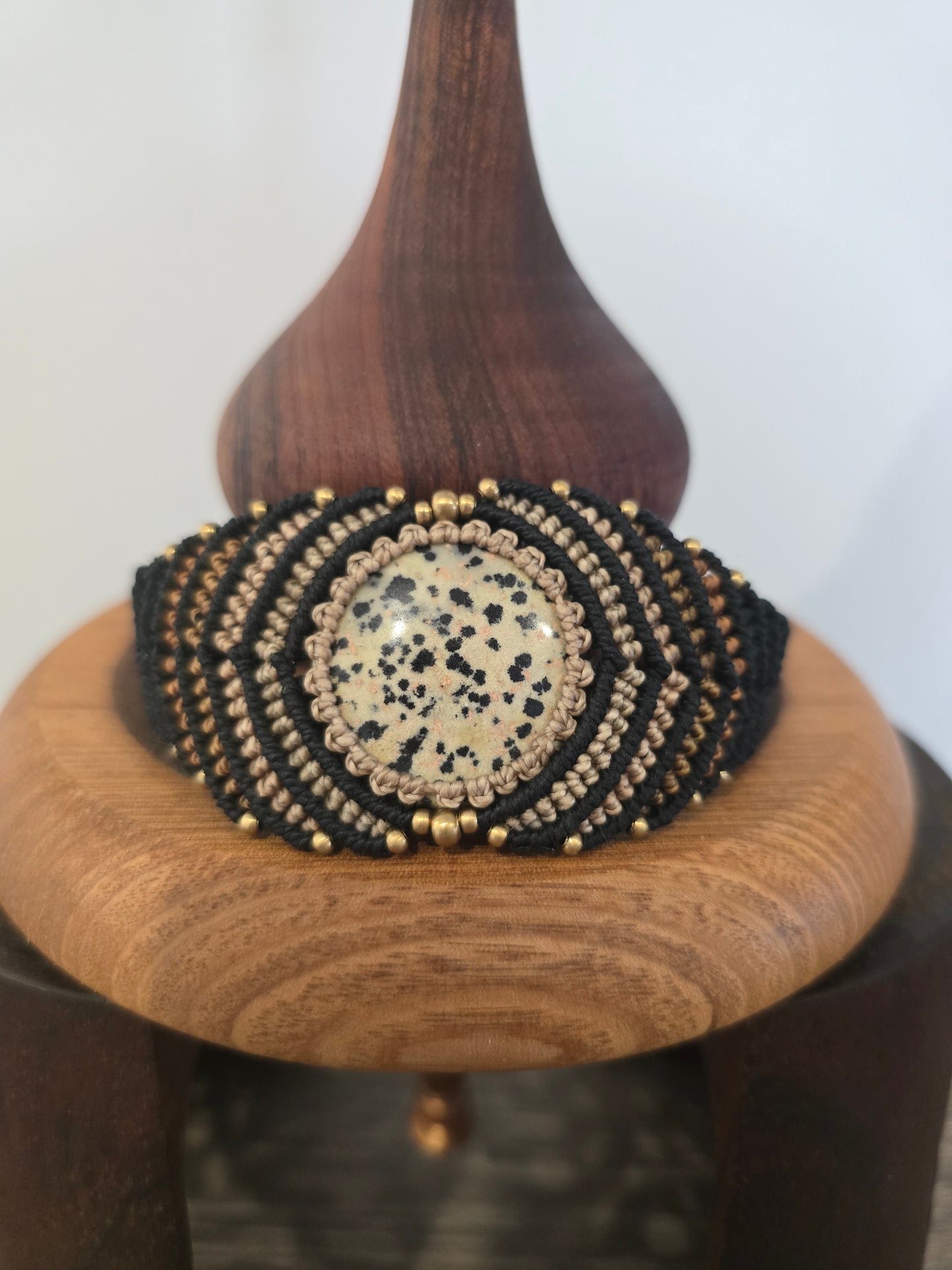 Dalmatian Choker/ Hat Band