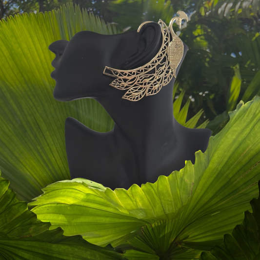 Peacock - Ear Cuff