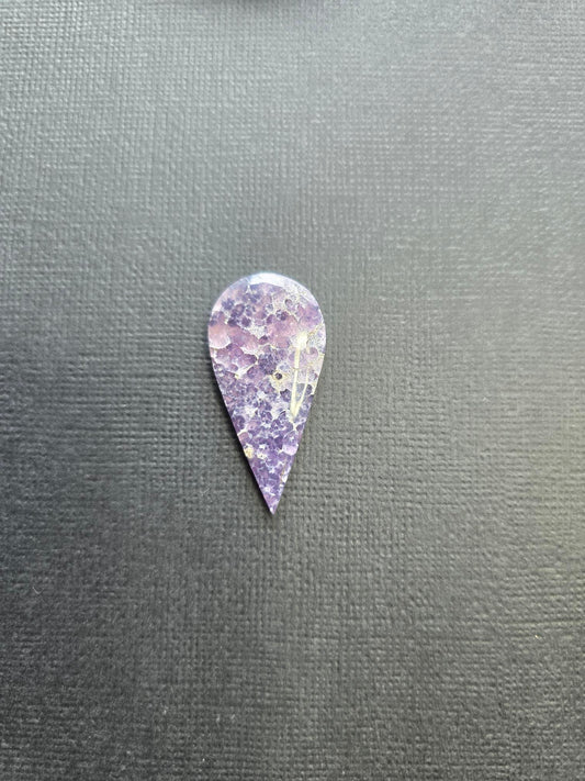 Grape Agate Tear Drop
