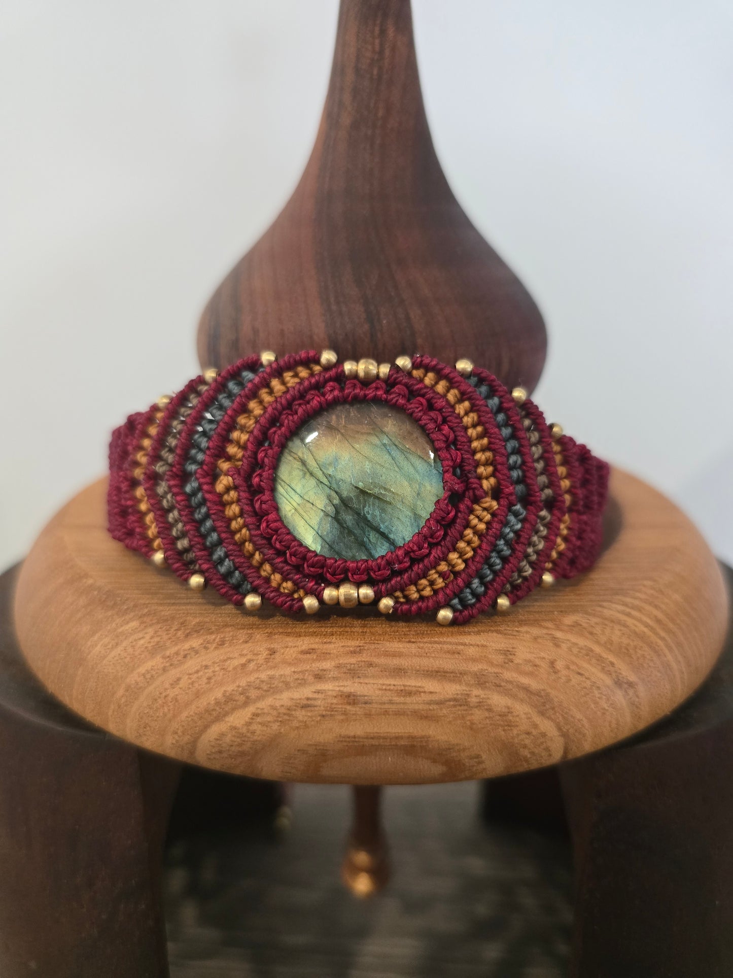 Labradorite Choker / Hat Band