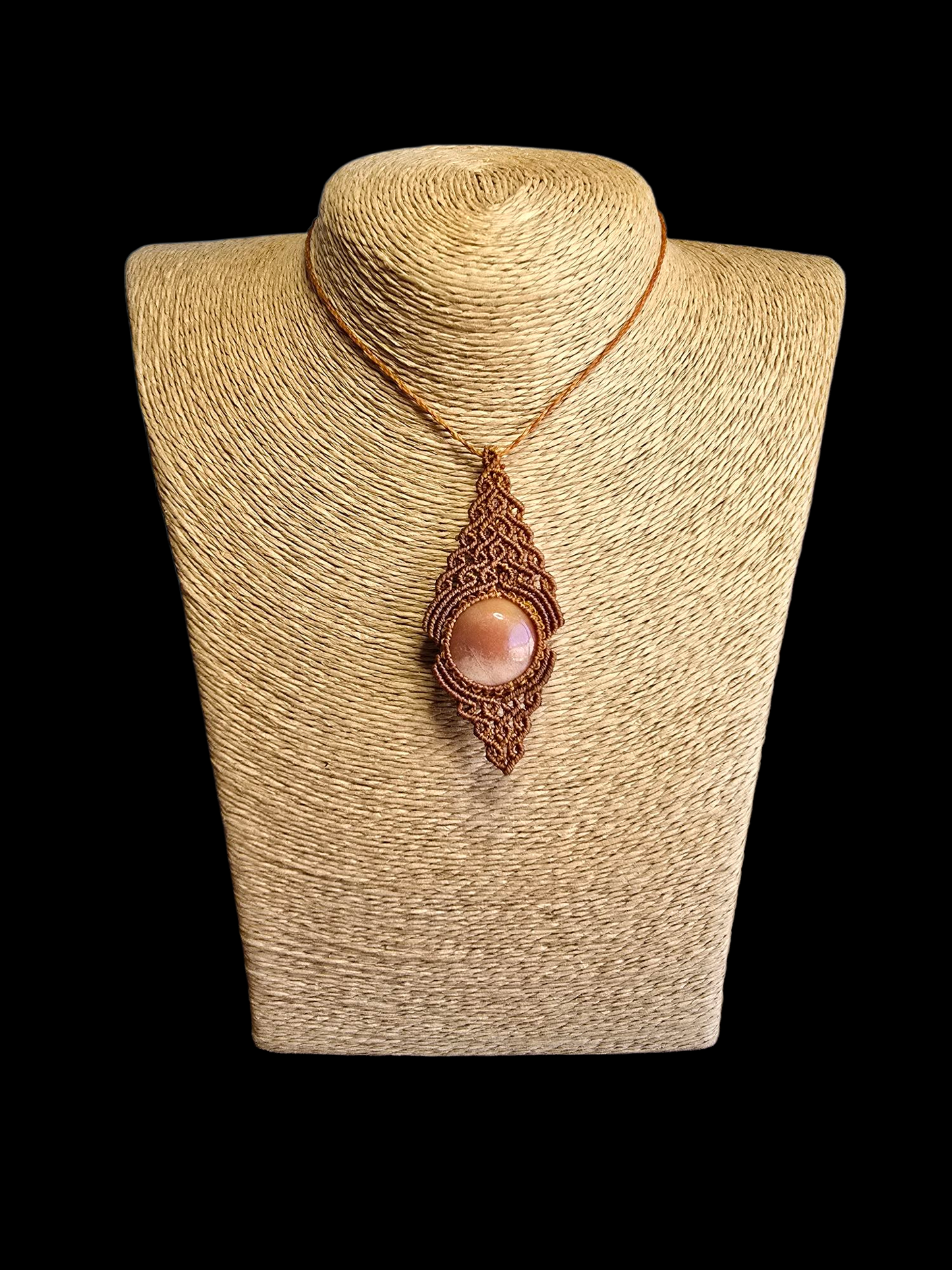 Orange Adventurine - Lace Drop Design