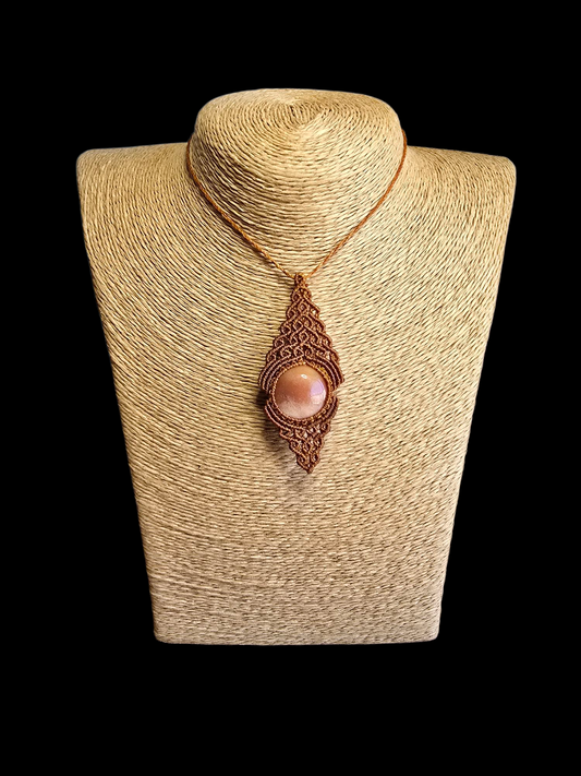 Orange Adventurine - Lace Drop Design